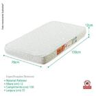 Colchão Mini Cama Com Espuma Selada D18 70x12x150 - Branco