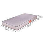 Colchão Mini Cama Montessoriana Espuma D20 88x188x12 Bf Colch