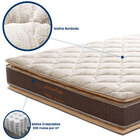 Colchao Mola Bali Ba19-128x188x28 Pillow Top Duplo Prorelax