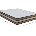 Colchão Molas Ensacadas 108x198cm Full Twin Size Seleto Ortho