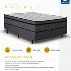 Colchão Molas Ensacadas Firme 32 Cm Salutare 150 Kg Cada Lado