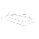 Colchão Molas Ensacadas Solteiro - Plumatex - Ilhéus - 88x188