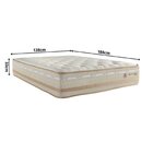 Colchão Molas Maxspring Marrocos Casal 138cm Branco / Bege