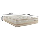 Colchão Molas Maxspring Marrocos Queen 158cm Branco / Bege