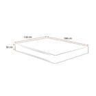 Colchão Molas Superlastic Casal Plumatex 138x188x30cm