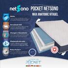 Colchão Netsono Queen Na Caixa Vitagel Max Anatomic Double Fa