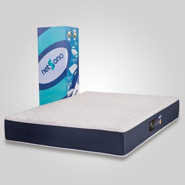 Colchão Netsono Queen Na Caixa Vitagel Max Anatomic Double Fa