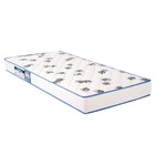 Colchão Ortobom Solteiro Padrão Light D33 Branco E Azul - Ant