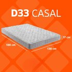 Colchão Ortopédico Casal De Espuma A Vácuo D33 138x188cm Indu