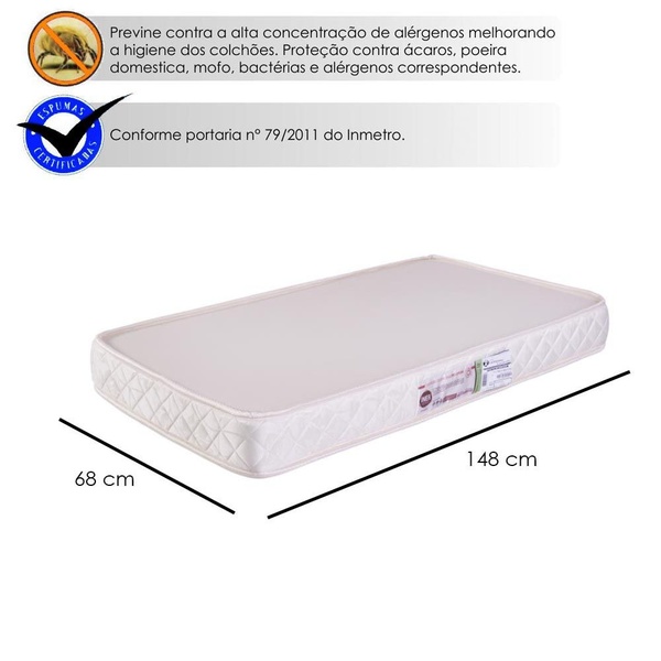 Colchão infantil 1 48 x 0 68 Clearance