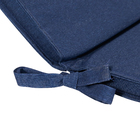 Colchão para Espreguiçadeira 190x62cm Azul Marinho Próxima Têxtil