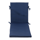 Colchão para Espreguiçadeira 190x62cm Azul Marinho Próxima Têxtil