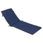 Colchão para Espreguiçadeira 190x62cm Azul Marinho Próxima Têxtil