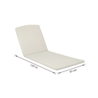 Colchão para Espreguiçadeira 4x61x187cm Yumi Naterial