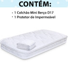 Colchão Para Mini Berço Chiqueirinho Infantil Bebê Antialérgi