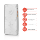 Colchão Para Mini Cama Infantil 148x68 Espuma D20 Antiácaros