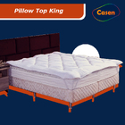 Colchão Pillow Top 400 Fios King Matelado 2,03x1,93m Metros C