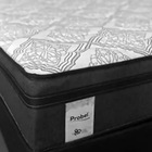 Colchão Probel Berlim Pillow Euro Preto Queen Size 158x198x26