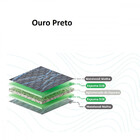 Colchão Queen 158cm Espuma D28 Ouro Preto Gazin