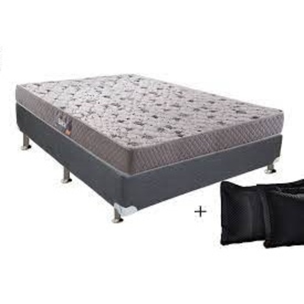 Colchão Queen  D45 Ult Black 158x198x20 Cinza