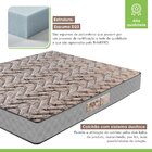 Colchão Queen  Duoface Unique D23 16cmx158cmx198cm Paropas By