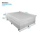 Colchão Queen  Espuma D45 Pollo (158x198x26) Branco