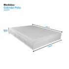 Colchão Queen  Espuma D45 Pollo (158x198x26) Branco