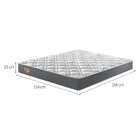 Colchão Queen Adapto Mola Ensacada (23x158x198) Cinza