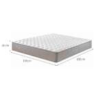 Colchão Queen Agile Mola Verticoil (30x158x198) Cinza E Branco