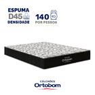 Colchão Queen Airtech D45 Ortopillow (28x158x198) Preto E Bra