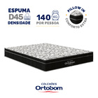 Colchão Queen Airtech D45 Ortopillow (28x158x198) Preto E Bra