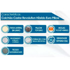 Colchão Queen Castor Molas Ensacadas Revolution Pocket 27x 19