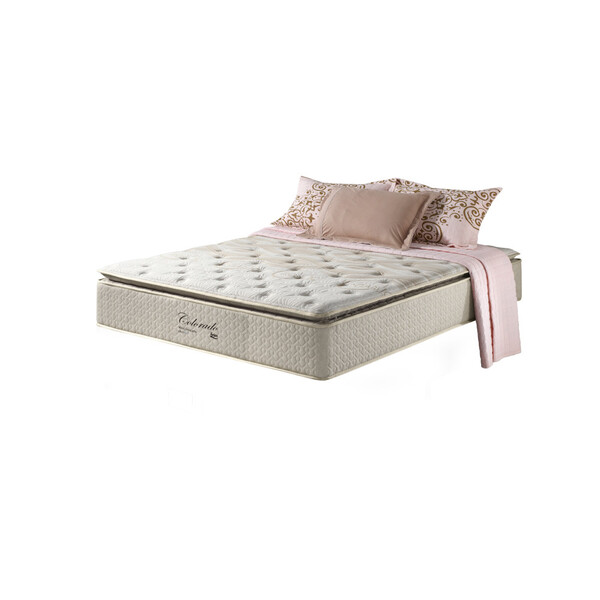 Colchão Queen Colorado Molas Ensacadas Visco Gel Pillow Top 1