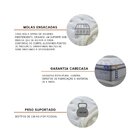 Colchão Queen Com Molas Comfort 32x158x198cm Cabecasa Madeira