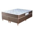 Colchão Queen D33 Bristol + Base 158x198x62