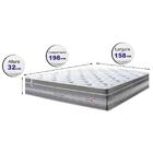 Colchão Queen De Molas Ensacadas Cama Inbox Select Euro Soft