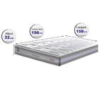 Colchão Queen De Molas Ensacadas D33 Cama Inbox Select Firme