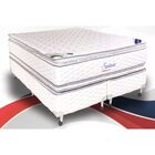 Colchão Queen De Molas Ensacadas Suntuoso + Base Queen Fcd To