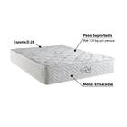 Colchão Queen Duo Roll Com Mola Ensacada 158x198x28 - Branco