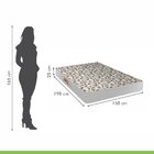Colchão Queen Duoface Unique Wave D45 25cmx158cmx198cm Paropa