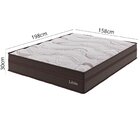 Colchão Queen Espuma 198mx158cmx30cm Ortopedico Libia Viero M