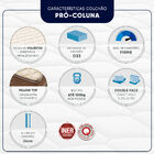 Colchão Queen Espuma D33 Americanflex Pro Coluna Ii Com Pillo