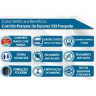 Colchão Queen Espuma D33 Pasquale Black Bordado (158x198x25)