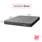 Colchão Queen Espuma D45 Extra Firme  Certificada Antialérgic