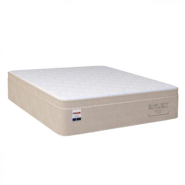 Colchão Queen Flex Do Brasil Molas Lfk Sevilha 31x 198x 158 C