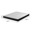 Colchão Queen Howie Espuma D28 (17x158x198) Preto E Branco