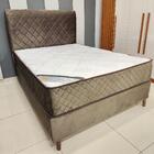 Colchão Queen Milão + Box + Cabeceira 158x210x65