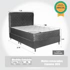 Colchão Queen Milão + Box + Cabeceira 158x210x65