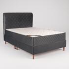 Colchão Queen Milão + Box + Cabeceira 158x210x65