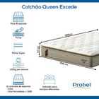 Colchão Queen Mola Ensacada Probel Excede Premium (158x198x30